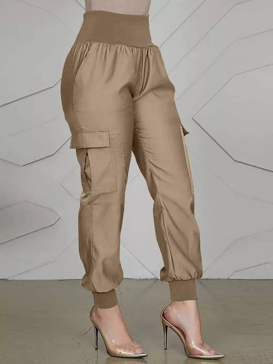 Work OL Overall Women Casual Solid Pant ZANZEA Vintage Elastic Waist Pencil Trouser 2023 Fashion Holiday Pantalon Palazzo Turnip